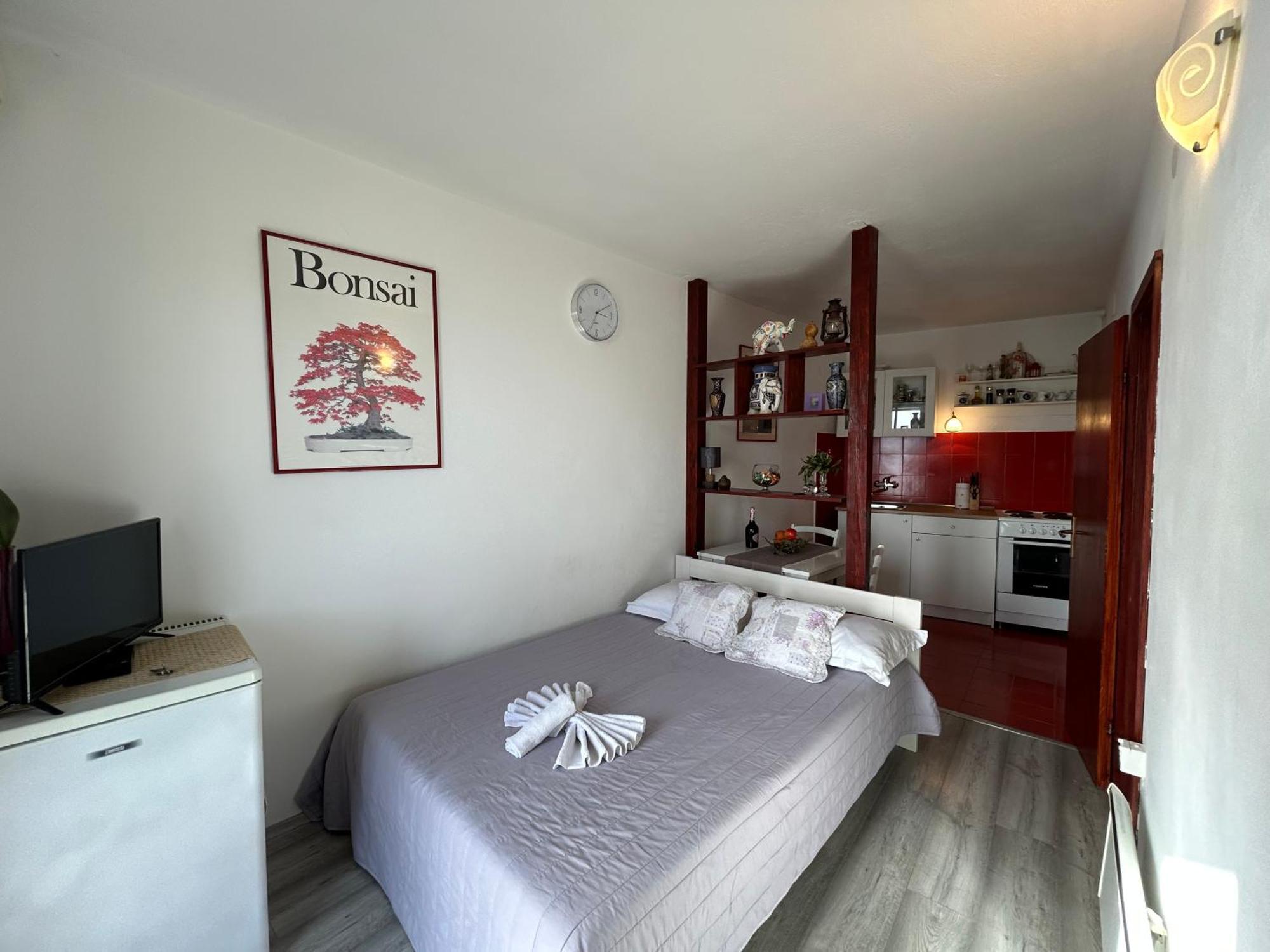 Seafront Studio Apartment+Balcony พอดโกรา ภายนอก รูปภาพ
